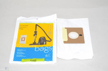 TITAN PAPER BAGS, HEPA ALLERGEN T1400 CANISTER,6PK