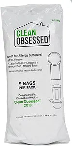 Clean Obsessed CO10BG Compatible HEPA Type Allergy Bags (9PK)