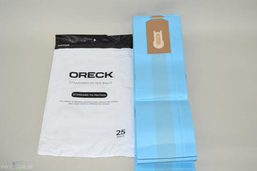 Oreck Commercial GENUINE Vacuum Bags, XL Standard Filtration, 25/Pack