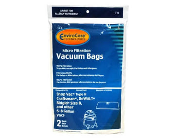 Shop Vac Type H Vacuum Bags 90671