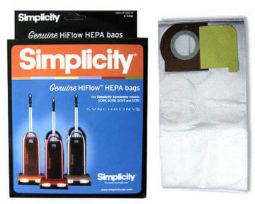 Simplicity Genuine Synchrony Type W HEPA Media Bags SWH-6