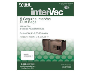 InterVac Y10-5 Genuine Dust Bags