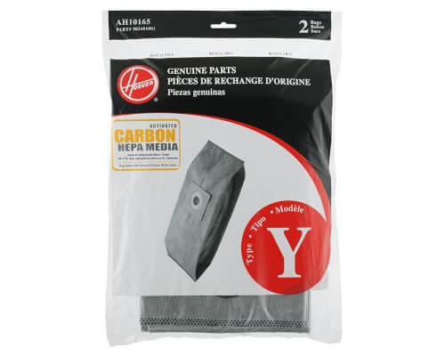 Hoover Type Y Carbon HEPA Vacuum Bags AH10165