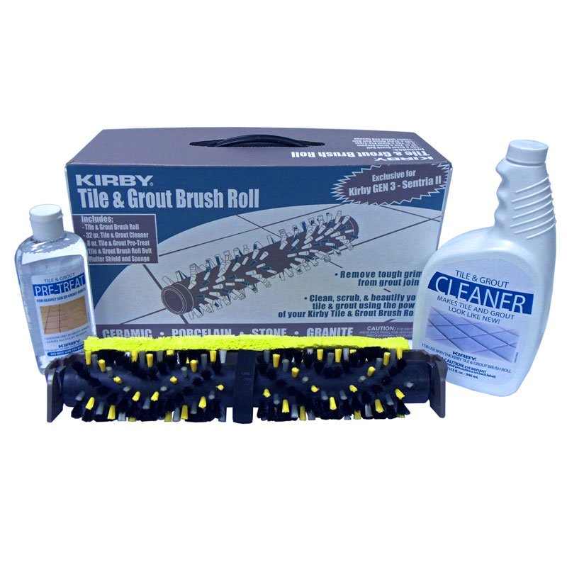 Kirby Tile and Grout Brush Roll Kit with Cleaning Solution. 237113