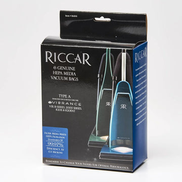 Riccar RAH-6 Type A HEPA Vacuum Bags - Vibrance & R-Series 2000 Series