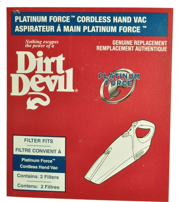 Dirt Devil Genuine Vacuum Filter 3-089570-001 For Platinum Force