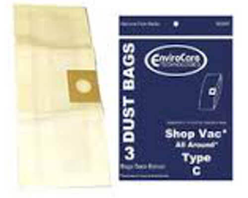 Shop Vac Type C Vacuum Bags 90669