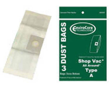 Shop Vac Type A Vacuum Bags 90667